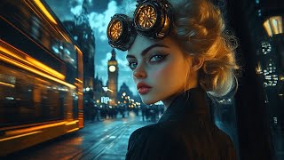 Aesthetic Steampunk Future London - AI film