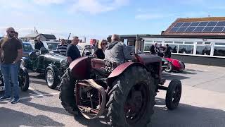 Tractor leaving Romney Retros,sept 24