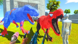 FPS Avatar ESCAPE With GIRLFRIEND FROM DINOS!  - Animal Revolt Battle Simulator