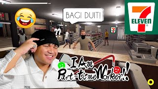 OOHAMI CUBA KERJA Dekat 7 ELEVEN di TOKYO🇯🇵 - I Am Part Time-Worker!! | Malaysia (Full Game)