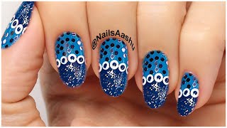 Blue Nail Art #Shorts