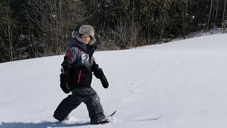 Cross country skiing with my 6 years old didn't go as planned