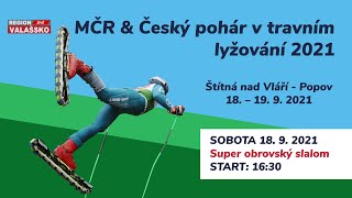 MČR a Český pohár v travním lyžování 2021 - SUPER-G start 16:30