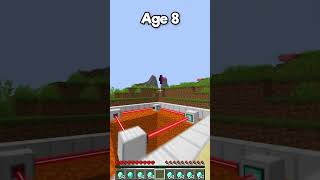 Failing at Traps in different Ages in Minecraft 😏#shorts