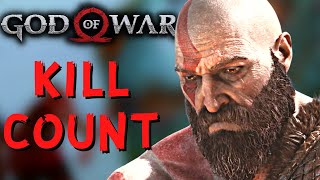 Kratos kills an UNGODLY amount | KILL COUNT God of War (KDR)