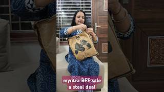 Myntra BFF a steal deal #libas #fashion #unboxing #kurtaSet #festival #navratri #diwali #shortvideo