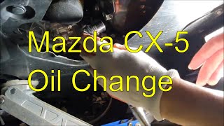 Mazda CX-5 Oil Change Full Guide (2017-2023)