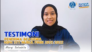 TESTIMONI PENERIMA BEASISWA KIPK STT NURUL FIKRI 2021/2022