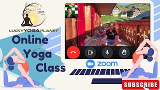 Online Yoga class | Students from Paris 'LuckyYogaPlanet'