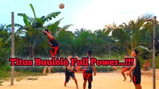 Lompatan tinggi dan Power full Smash Titus Buulòlò  mengherankan penonton...!!!