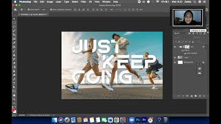 Tutorial Teks Masking - Tulisan Dibelakang Objek dengan Adobe Photoshop