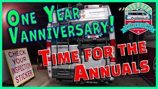 One Year Vanniversary!  Time for the annuals.