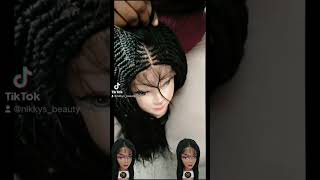 #shorts : What I Do For A Living / Braided Wig Making / Closure Wig #smallbusiness