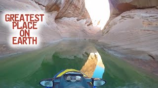 Morning Jetski Ride on Lake Powell (Face Canyon)