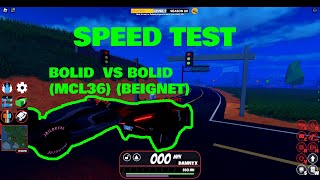 Jak szybkie są MCL36 i Beignet? - Speed Test | Roblox #81