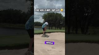 HOW DID HE PULL OFF THIS BUNKER SHOT!? 🤯 #shorts #golftips #bunker #golfishard #florida