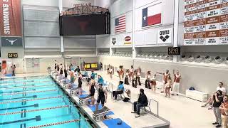 University of Texas Women & Men Vs NC State Duel Meet Friday January 27 2023 Swimming Thunder