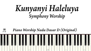 Symphony Worship - Ku Nyanyi Haleluya Karaoke Piano | Synthesia Ku Nyanyi Haleluya