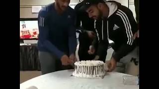 Pakistani Cricket Team Players Celebrating Hassan Ali Birthday