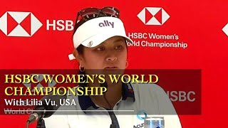 World No.1 Lilia Vu (USA) at the HSBC WOMEN’S WORLD CHAMPIONSHIP 2024 at Sentosa Golf Club