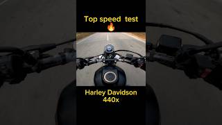 Full Top Speed Test 🚀 Harley-Davidson 440x #harleydavidson #topspeed #race #gopro#speedtest #shorts