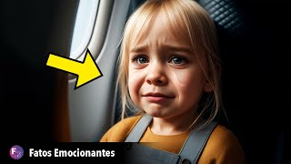 O COMPORTAMENTO ESTRANHO DA MENINA QUE CHAMOU A ATENÇÃO DE TODOS NO VOO