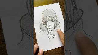 Itachi drawing 🤯| naruto drawing || anime drawing || #shorts #anime #drawing #art