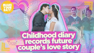 Childhood diary records future couple's love story | Make Your Day