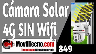 ✅ Cámara de Vigilancia SIN Wifi  【🔴 MovilTecno 849 】