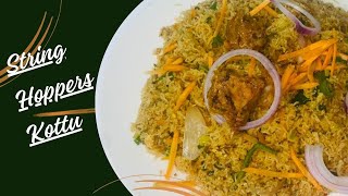 String Hoppers kottu recipe😋/ Indi appam kottu/string hoppers recipe