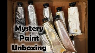 Mystery Paint Unboxing - Random Mystery Oil Paint Tubes from Ryan DeMaree