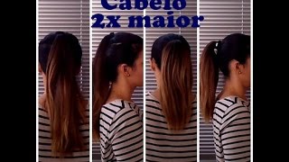 # 14 - Como fazer seu cabelo parecer maior (rabo de cavalo)