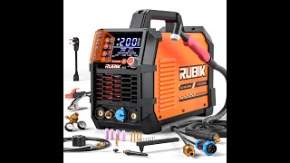 RUBIK AC DC 200A TIG Welder with Pulse, STICK MMA TIG Welding 110V/220V MultiProcess Welder