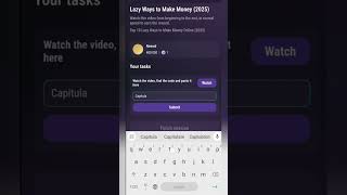 Lazy Ways to Make Money (2025) Tapswap Code || #tapswap #crypto