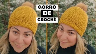 GORRO TOUCA DE CROCHÊ fácil e rápida de fazer