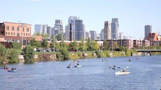 Lachine Canal in St. Henri, Montréal