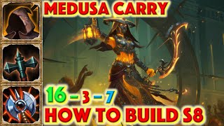 SMITE HOW TO BUILD MEDUSA - Tormented Soul Medusa Skin Showcase + Medusa Carry Build + Gameplay