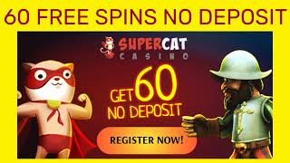 No Deposit Casino Bonus - 60 Free Spins on Gonzo's Quest Slot - SuperCat Casino Promotions