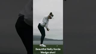 Perfect Wedge shot from Nelly Korda #beautiful #golf #shorts