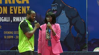 Conducted The On-Court Post-Match interview at the 2024 Africa Cup (Table tennis) in Kigali