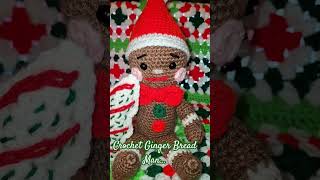 Crochet Ginger Bread Man #christmas #crochet #crochetshorts #gingerbreadman  #christmascookie