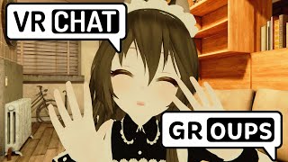 How to join GROUPS in VRchat on PC and Quest