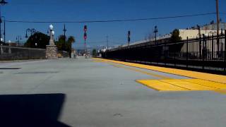 Amtrak Pacific Surfliner w/ Private Cars (PV's), rolling by Orange station