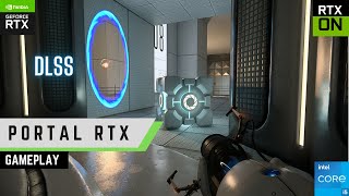 Portal RTX Gameplay | i5 11400F + RTX 3070 | 16GB | DLSS