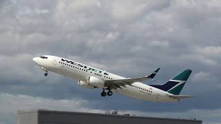 WestJet Boeing 737-8CT (C-FUCS) Takeoff 24L Montreal Trudeau YUL | CYUL