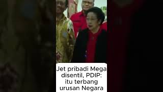 Mega pake jet pribadi urus negara