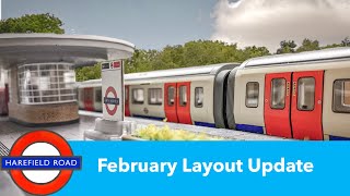 Harefield london underground model railway - February layout update