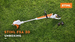 Unboxing desbrozadora de batería STIHL FSA 30