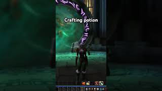 Crafting Potion in WOW #crafting  #potions #viralshort #youtubeshorts #trendingshorts