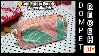 Kreasi Dompet Uang Receh Koin 2 Cara Buat/ DIY Purse/Pouch/WalletTutorial